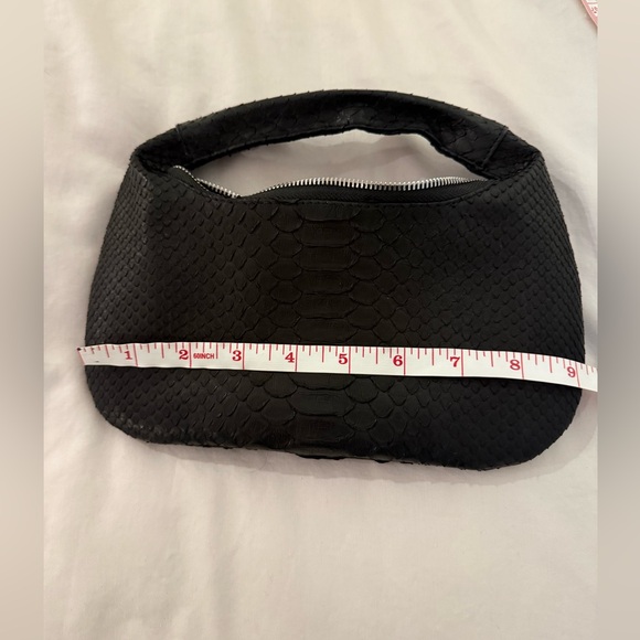 Custom made black python mini bag - Picture 3 of 8
